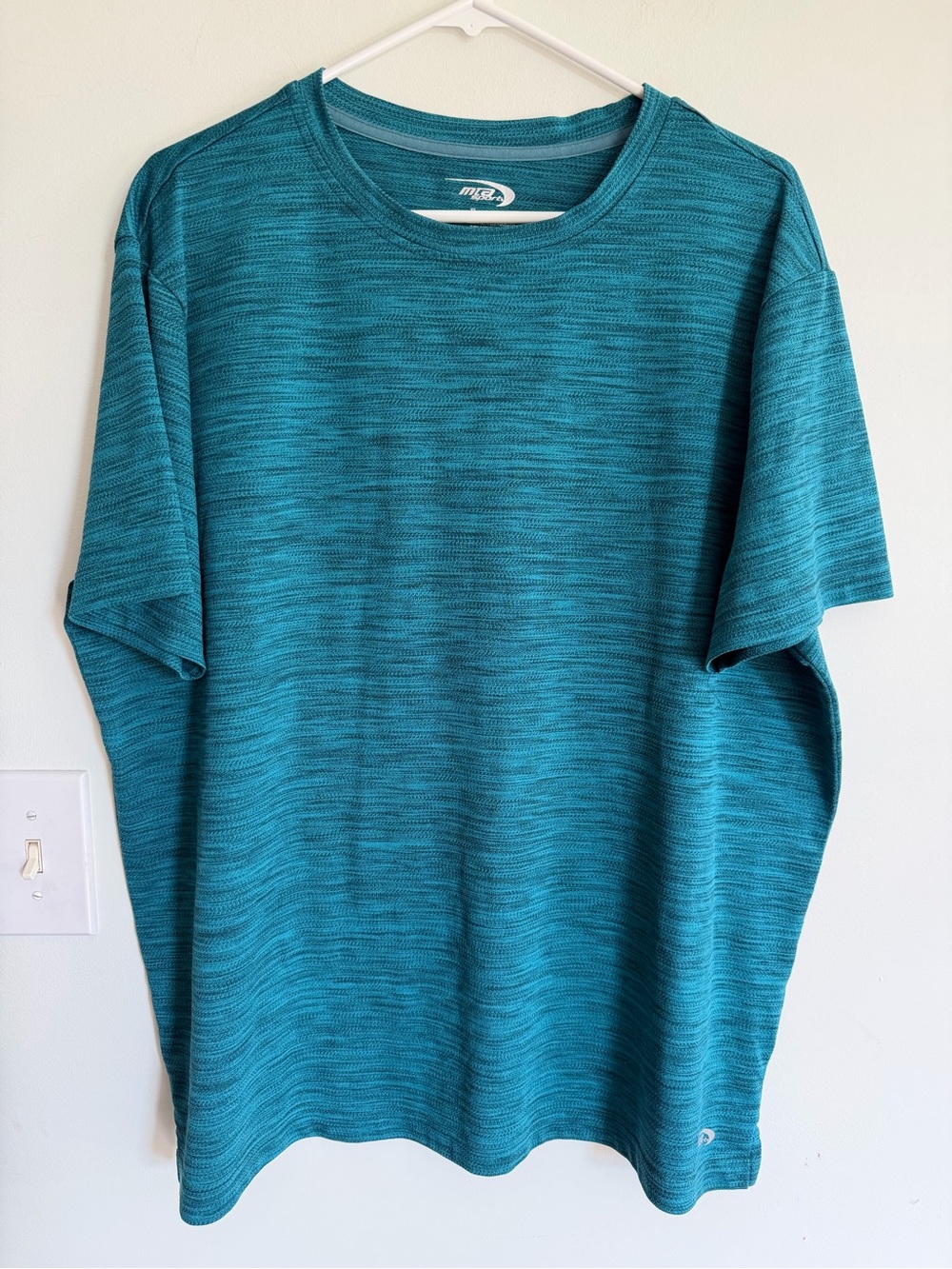 Mta Sports Men's Teal Performance Crew Neck Shirt
